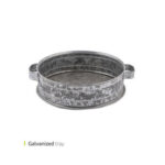 سینی دو دسته گالوانیزه وایت پلیت کد 17552 یک عددی