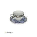 فنجان و نعلبکی کلاسیکال 200 وایت پلیت کد 5059.5 شش عددی