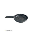 تابه چدن دسته دار کاراکو با دسته روکش چرم یک عددی
