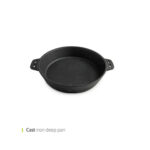 تابه چدن  صبحانه 18 سانت وایت پلیت کد 13002 یک عددی