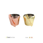 سطل یخ و انبر استیل ابکاری شده وایت پلیت کد 3160 یک عددی