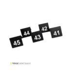 شماره میز متال 41 تا 50 وایت پلیت کد 506222 یک عددی