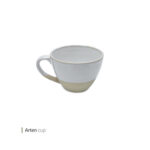 فنجان لاته ارتن 340 سی سی وایت پلیت کد 880.15 یک عددی