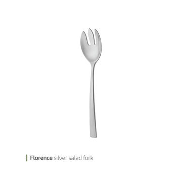 چنگال سالاد فلورانس براق ناب استیل کد 1113.1 یک عددی