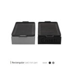 استیک پز چدنی مستطیل پایه فلزی 25 سانت وایت پلیت کد 5086 یک عددی