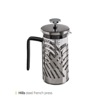 فرنچ پرس استیل هیلز  350 سی سی وایت پلیت کد 016350M یک عددی