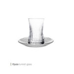 استکان و نعلبکی الیسا 175 سی سی پاشا باغچه کد  950054 شش عددی