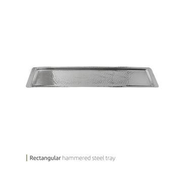 سینی استیل مستطیل همرد 65 سانت وایت پلیت کد 352.8 یک عددی