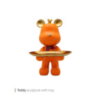 مجسمه Teddy ویت تری وایت پلیت کد 96.202 یک عددی end