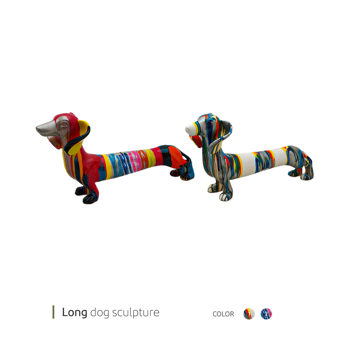 مجسمه longdog کالرایز وایت پلیت کد 96.446 یک عددی