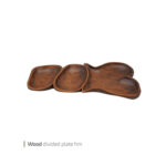 اردو خوری چوبی سه خانه دست ساز 57 سانت وایت پلیت کد 8705.1 یک عددی