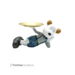 مجسمه tired bear وایت پلیت کد 94.4789 یک عددی