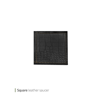 پد زیر لیوانی چرم وایت پلیت کد 7031 یک عددی