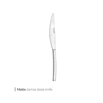 کارد استیک داماس مات وایت پلیت کد 52610.1mn یک عددی