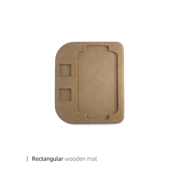 چوب استیک پز مستطیل با جای سس وایت پلیت کد 4054.2m یک عددی