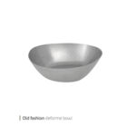 پیاله استیل دفرمه اولد فشن 10 سانت وایت پلیت کد 97.6380410 یک عددی
